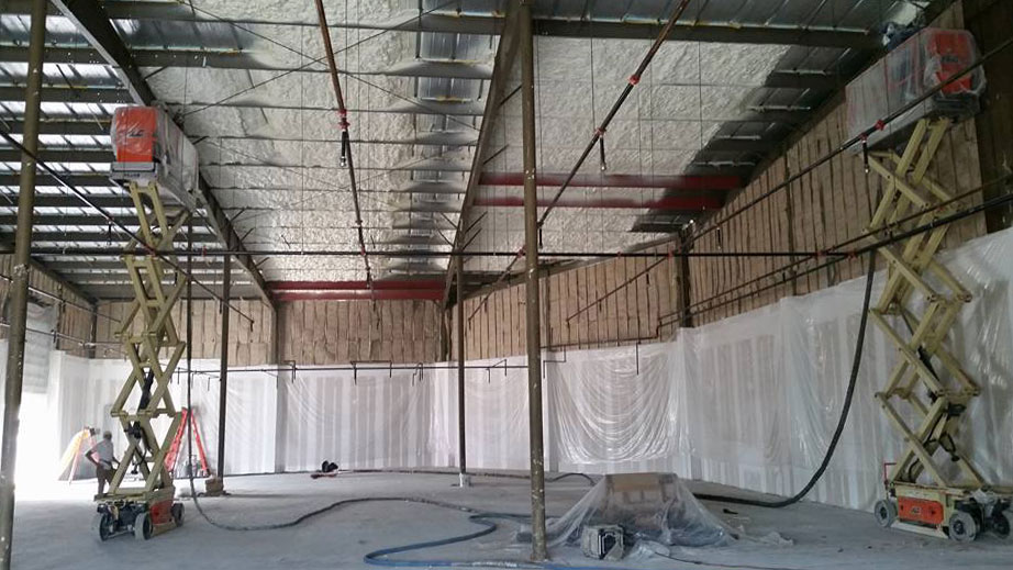 corrugated roof spray foam insulation - 1