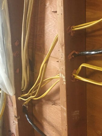 fire caulking installation