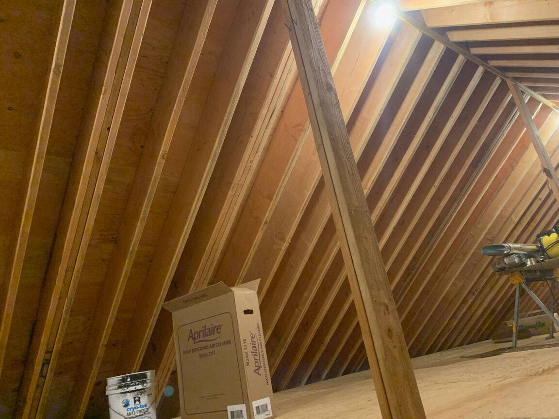 ccf-before Spray foam insulation before