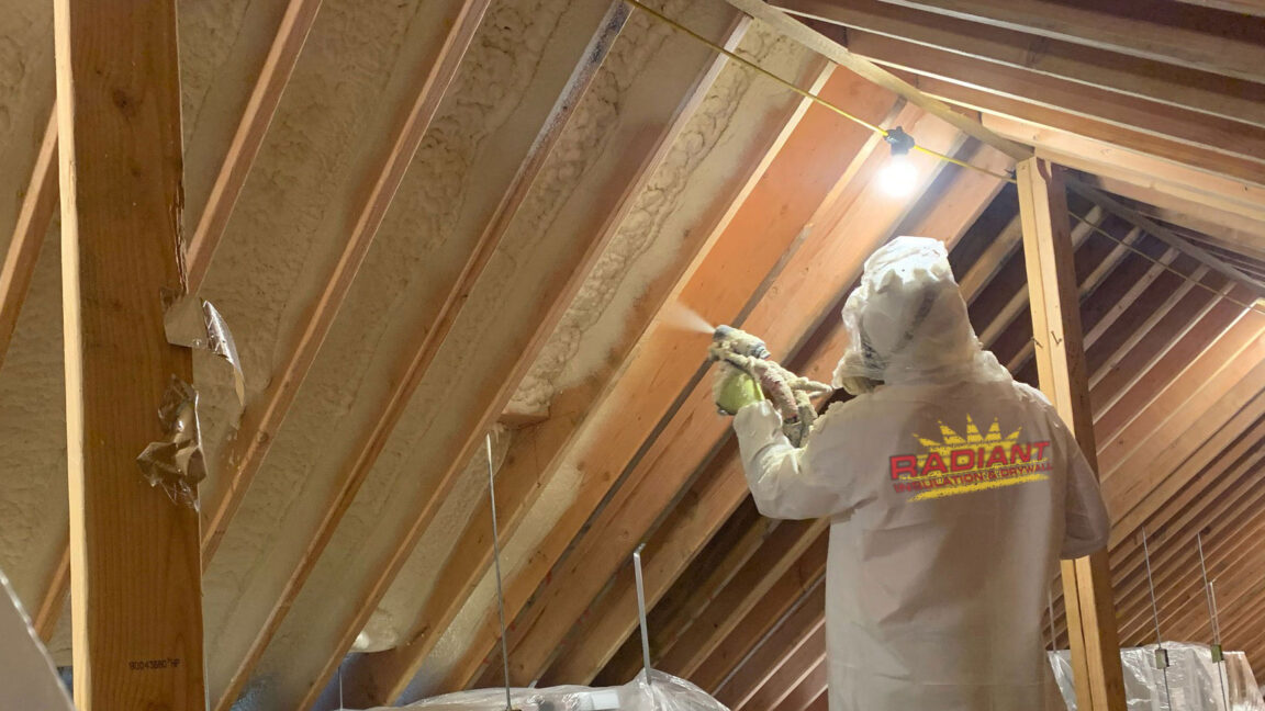 Closed cell spray foam installation feature image