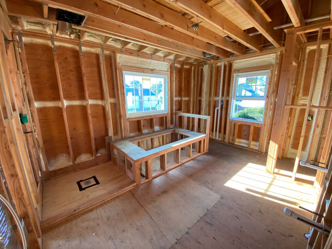 Air seal spray foam insulation