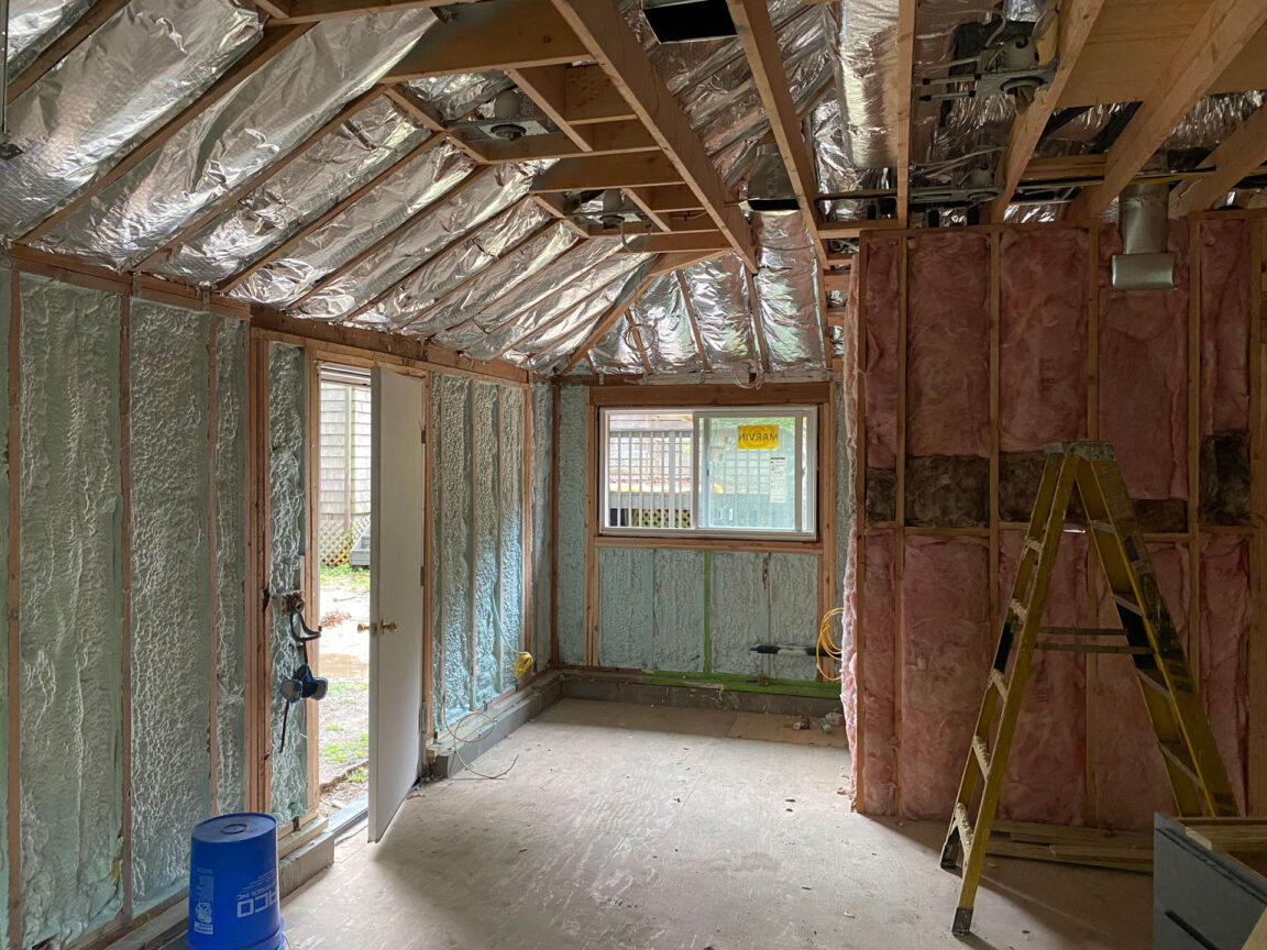 Hampton Bays insulation job after photo