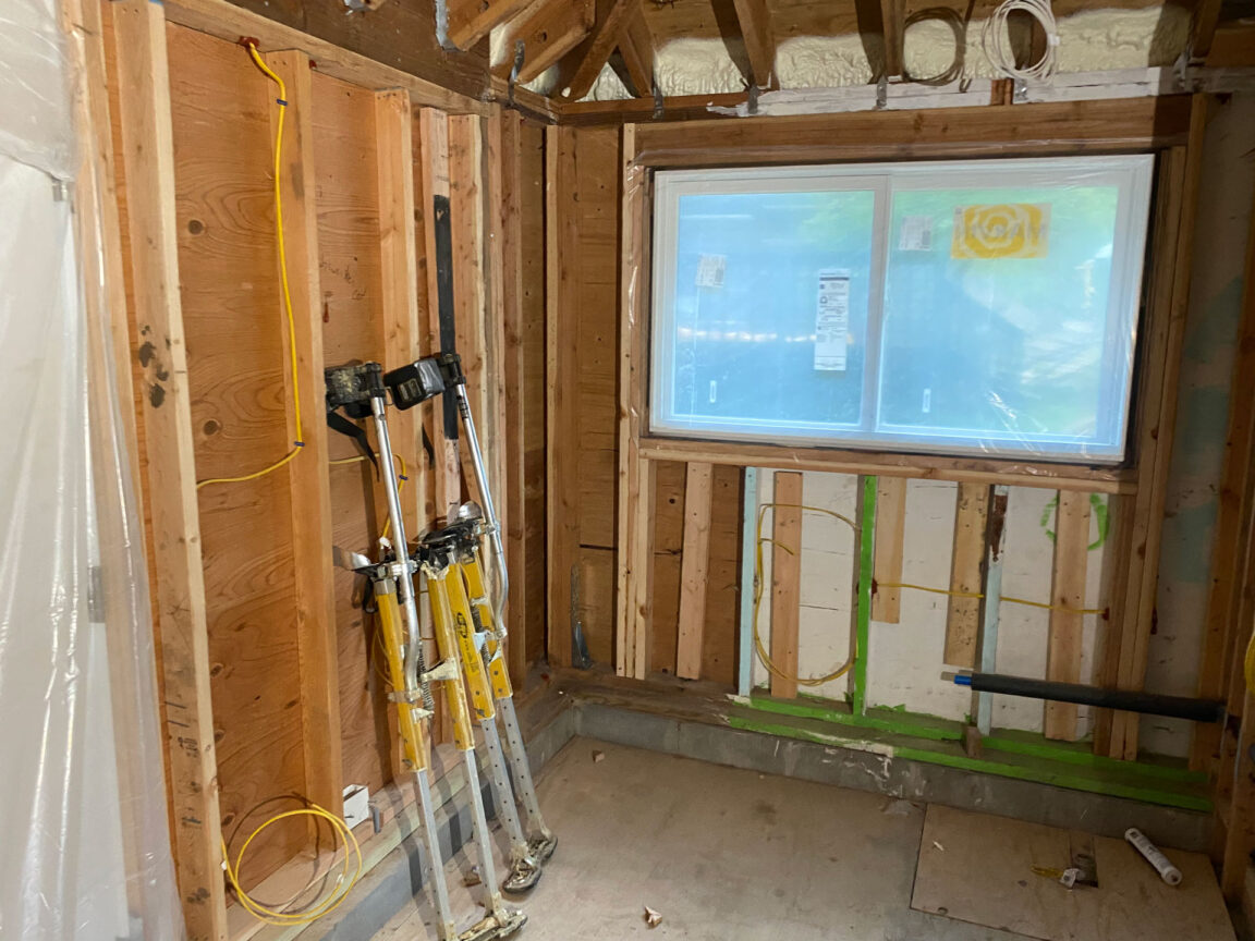 Hampton Bays insulation job before photo