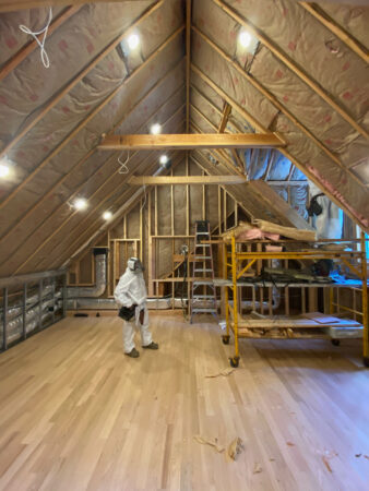 batt fiberglass insulation installation in Roslyn