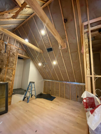 batt fiberglass insulation installation in Roslyn