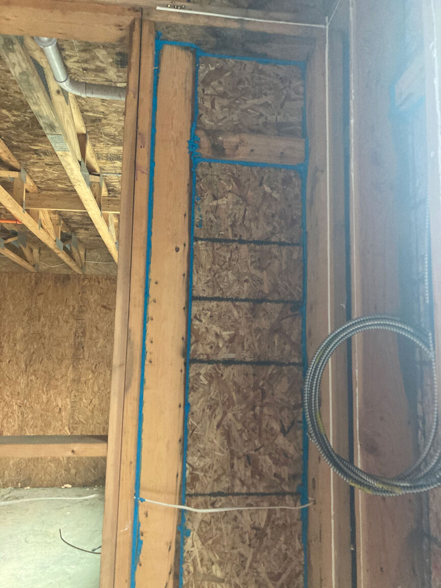 ecoseal-spray-foam-2 EcoSeal spray foam insulation used to air seal Bay Shore complex