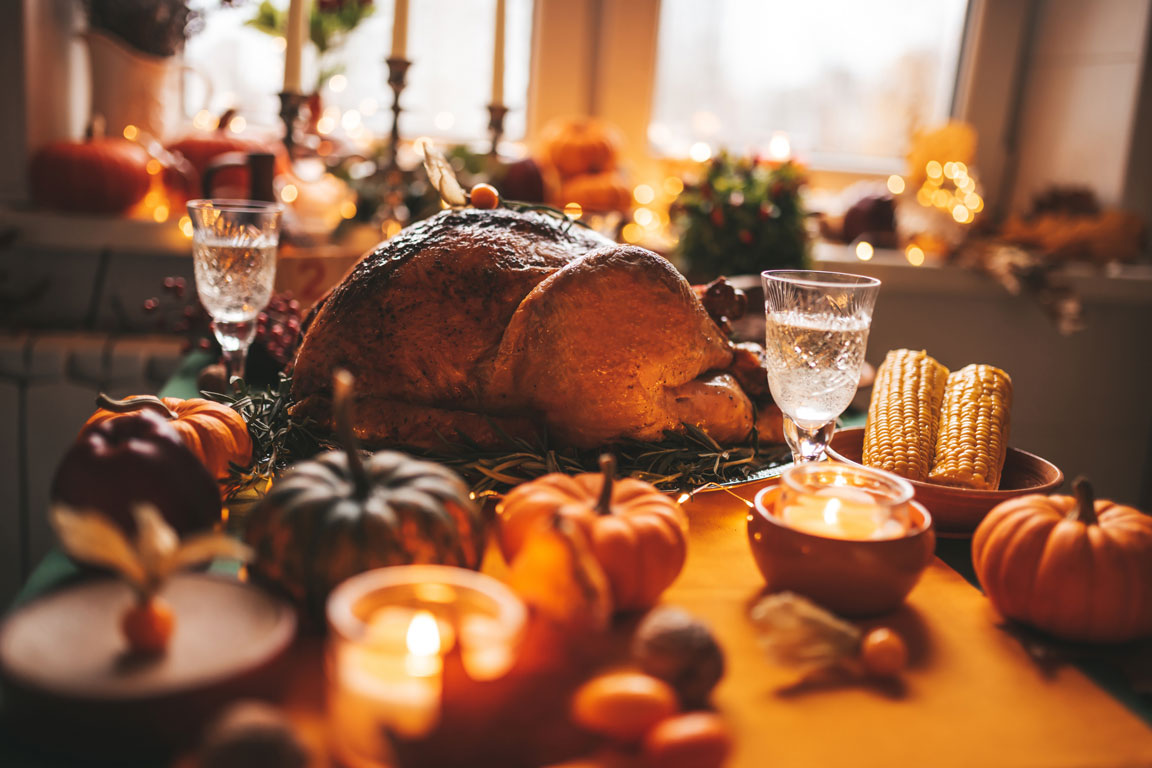 Thanksgiving table setting
