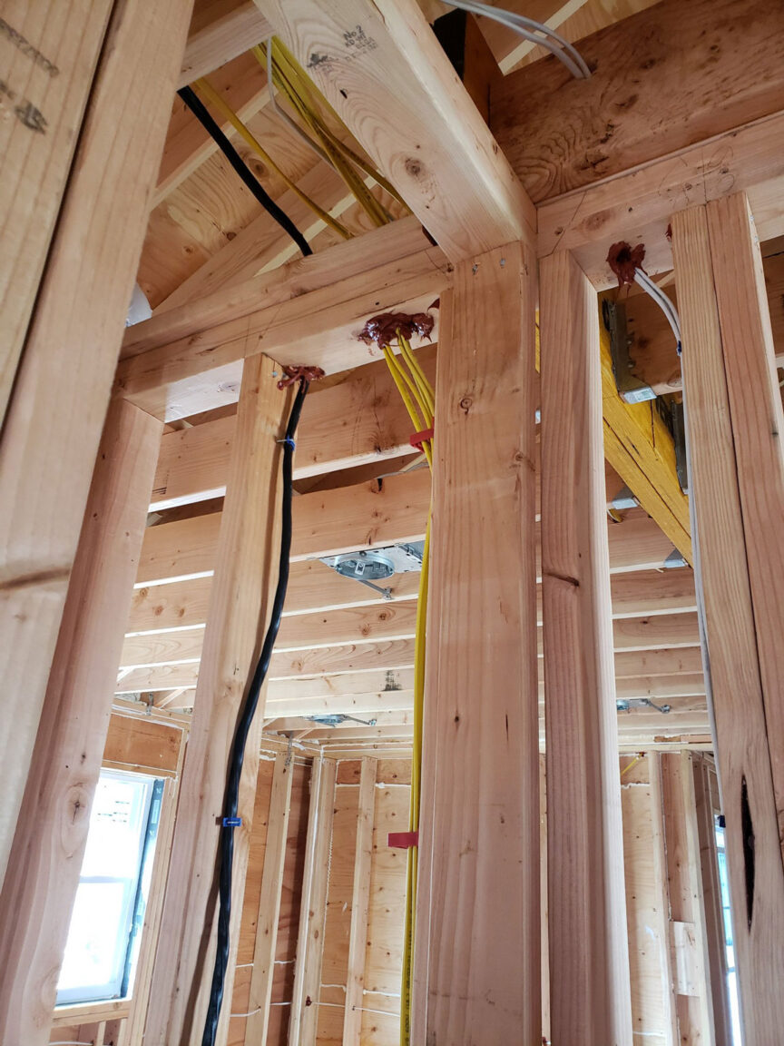 air-seal and fire caulking project in Hicksville