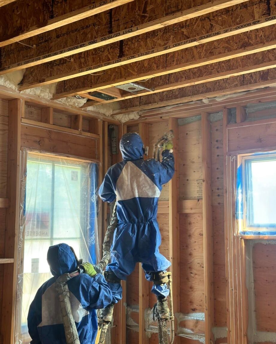 air-sealing project in Greenport, NY