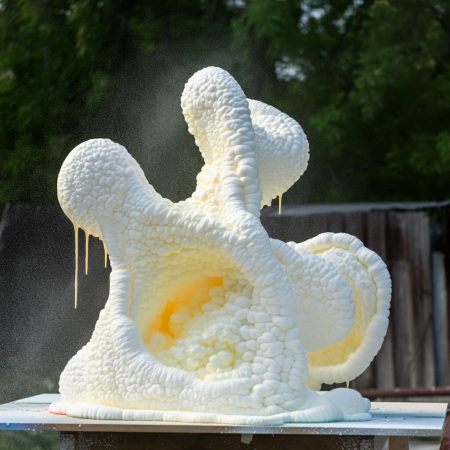 Spray foam prop