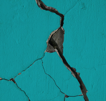 crack in drywall